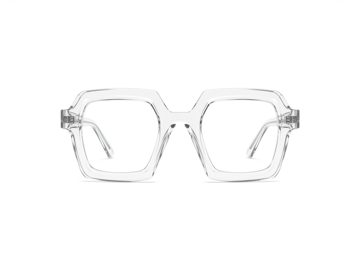 Gafas Cuadradas Transparente