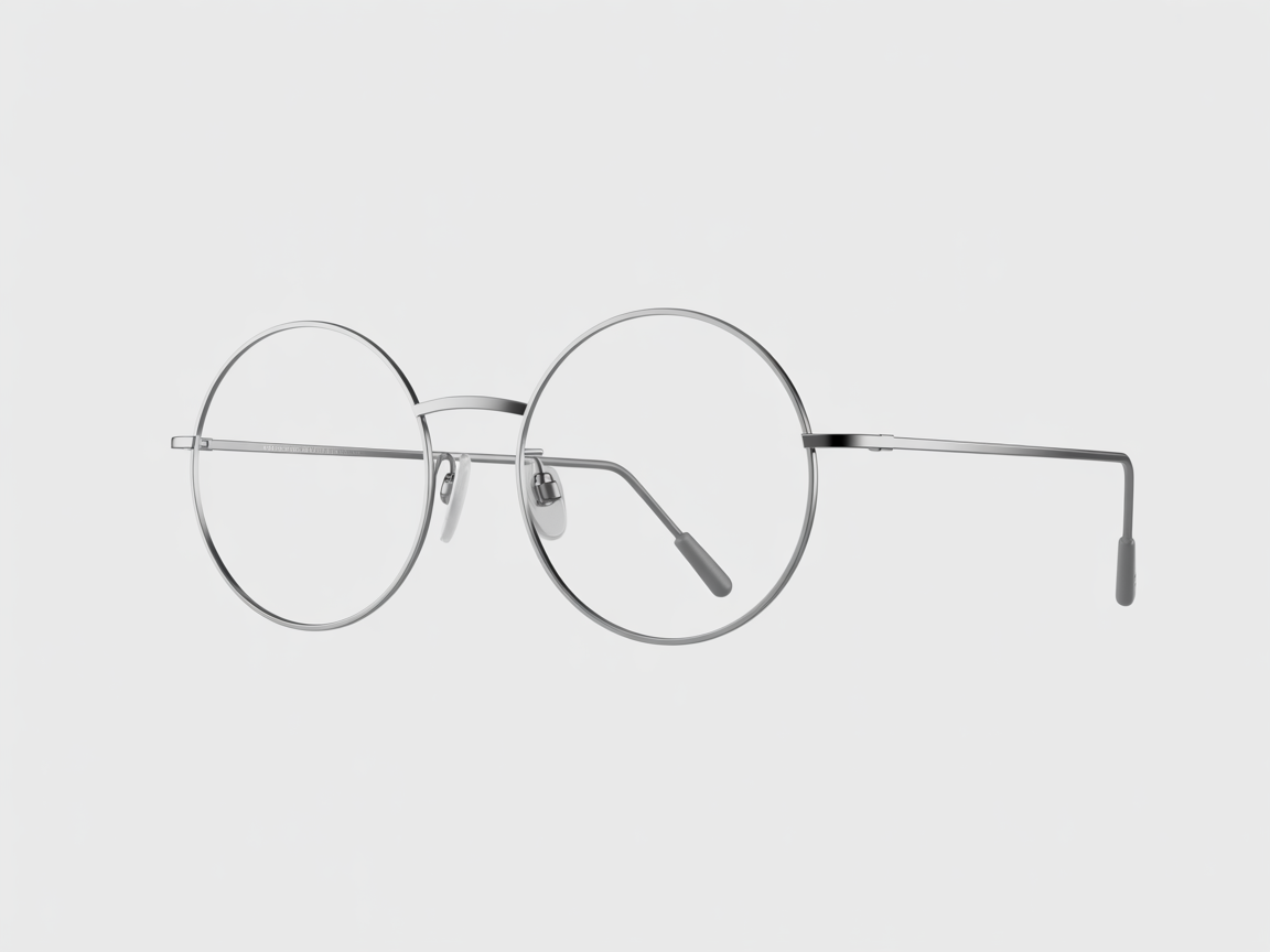 Gafas Redondas Plata
