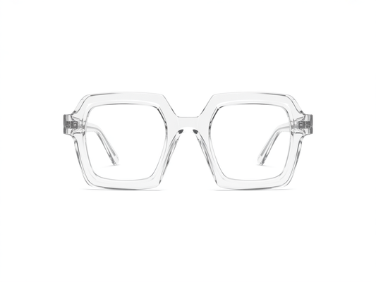 Gafas Cuadradas Transparente