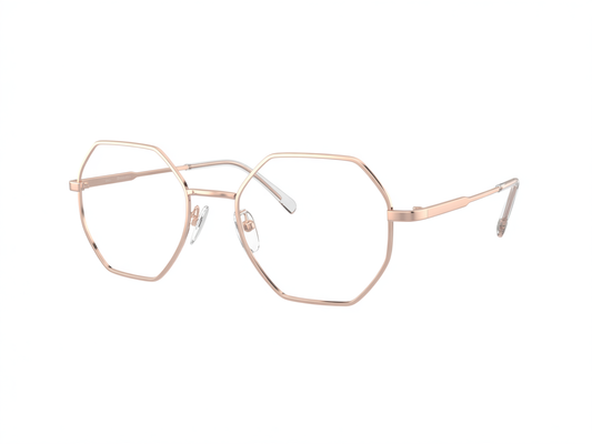 Gafas Geométricas Oro Rosa